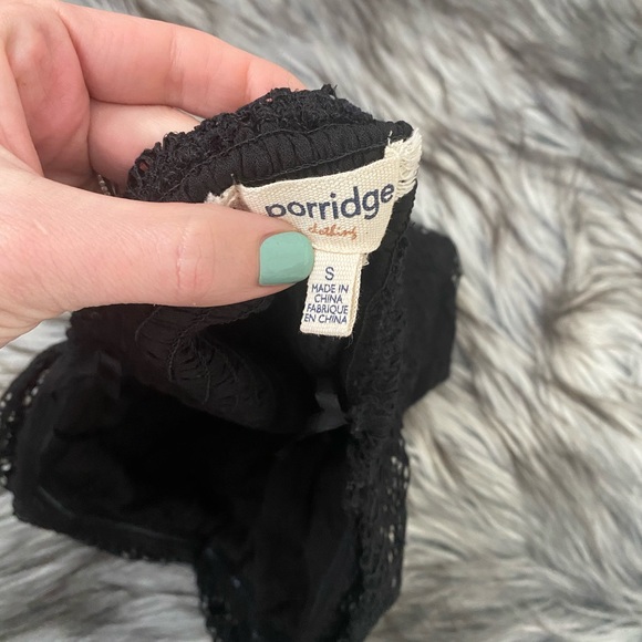 Anthropologie/Porridge Crochet Peplum Top - Picture 2 of 5